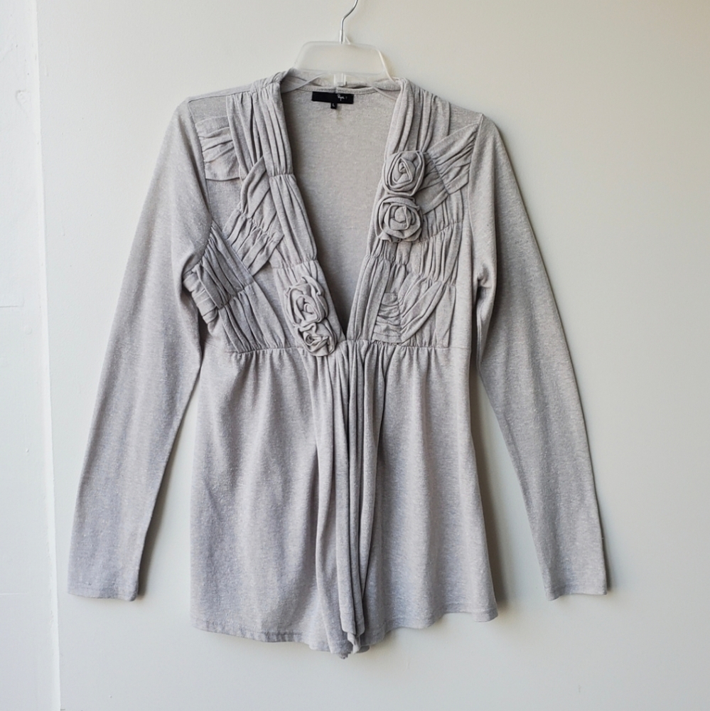 3 for $30: Elegant Gray Women's Sweater